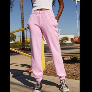 john galt pink rosa sweatpants